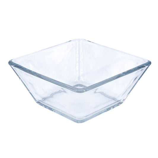 Bowl De Vidrio Crisa Cuadrado 14 cm