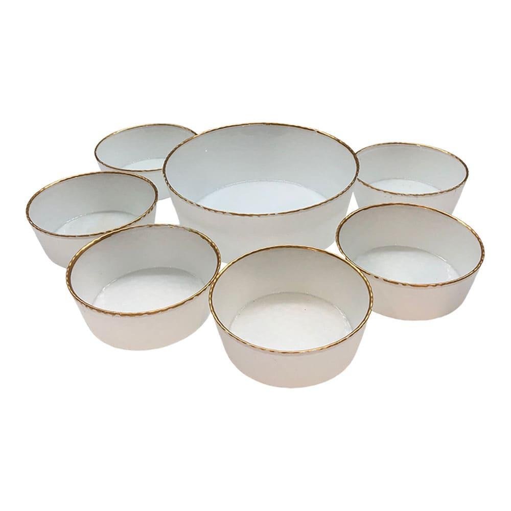Bowl Favorim Group Set 7Pz Vidrio White