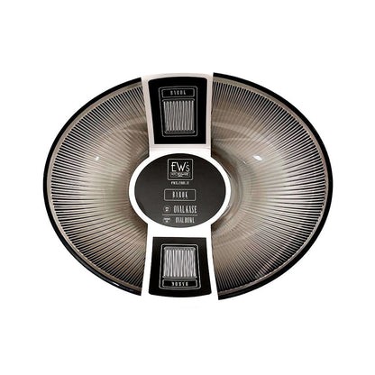 Bowl Ovalado Acrilico 1.65 Litro Gris - Depa Kitchenware - Depa - Titan.com.pa - 8698540167981