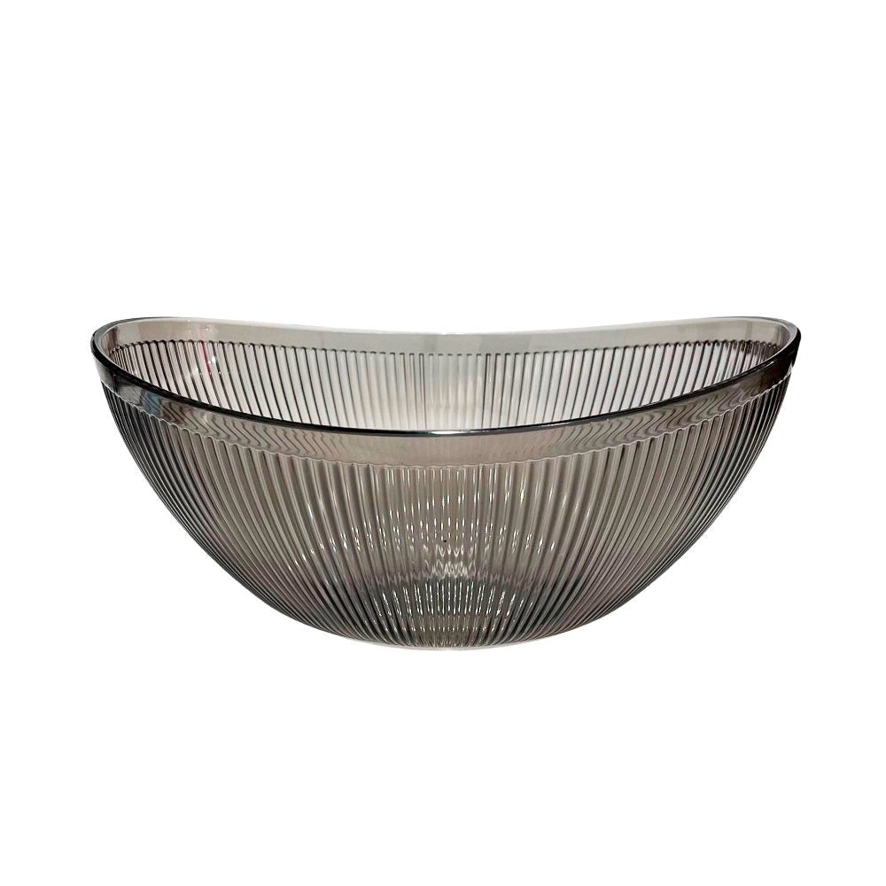 Bowl Ovalado Acrilico 1.65 Litro Gris - Depa Kitchenware - Depa - Titan.com.pa - 8698540167981