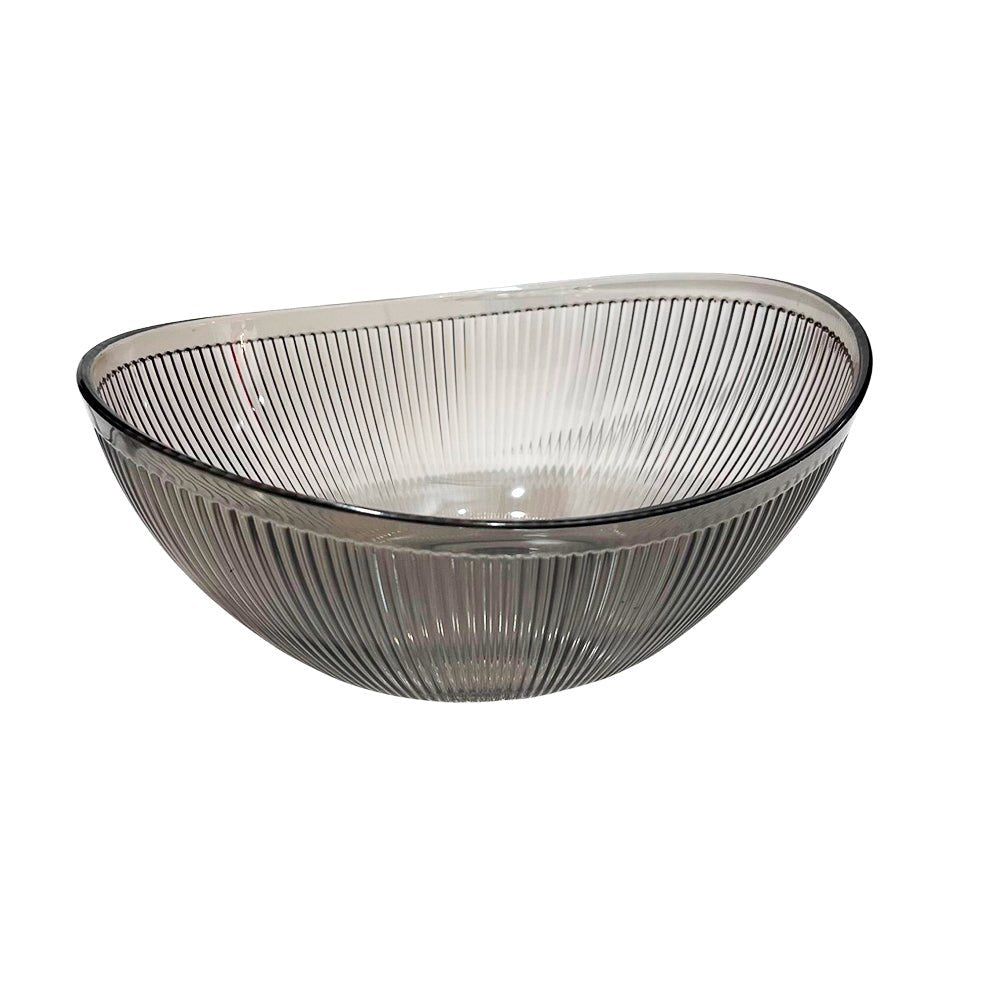 Bowl Ovalado Acrilico 1.65 Litro Gris - Depa Kitchenware - Depa - Titan.com.pa - 8698540167981