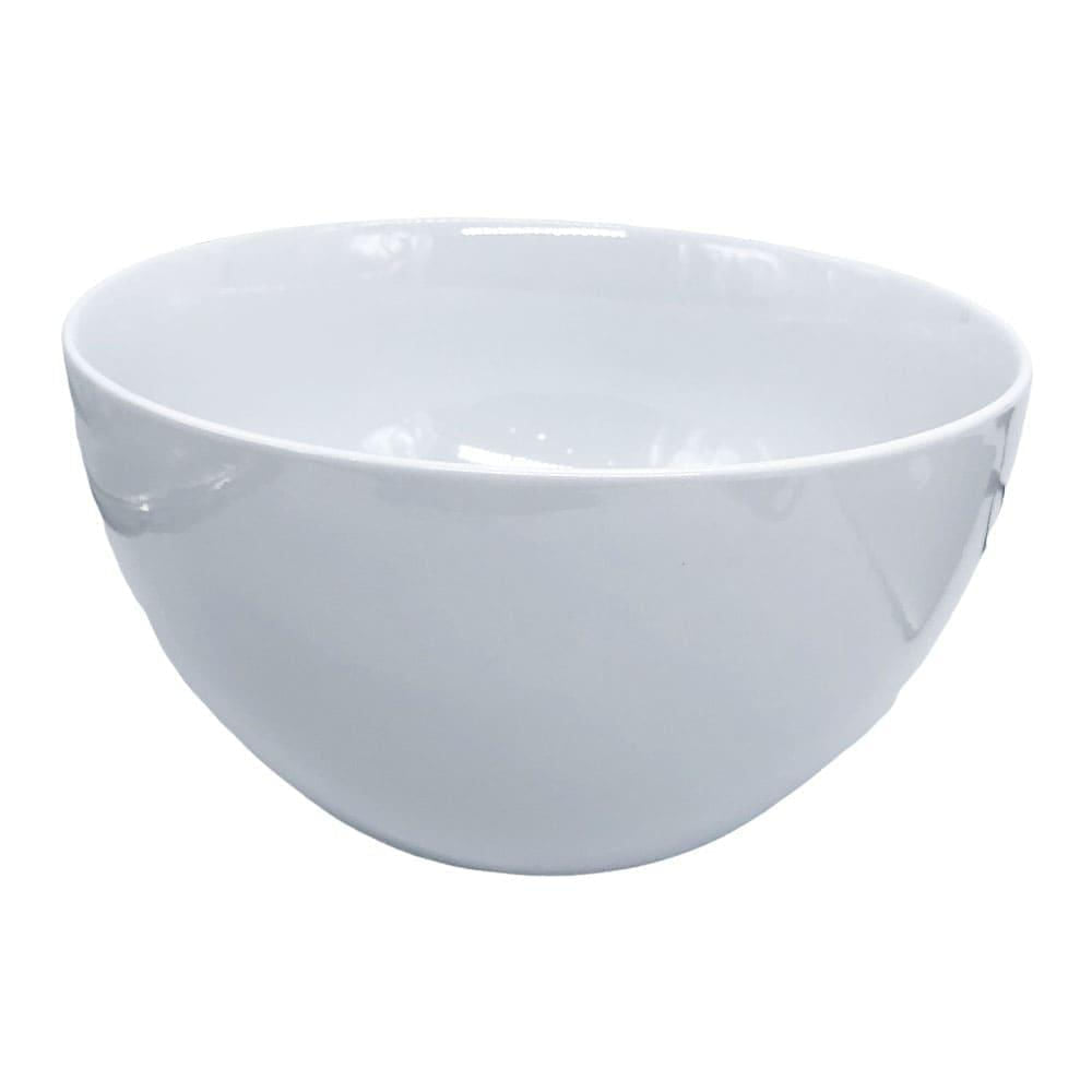 Bowl Para Ensalada Lincoln Cerámica Blanco de 27 cm