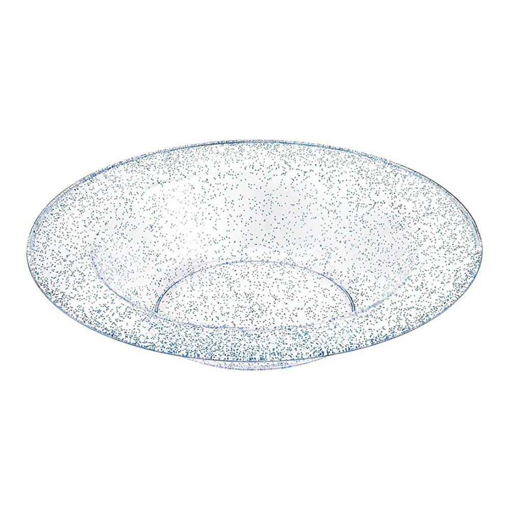 Bowl Lillian Plástico Blue Glitter 14 oz