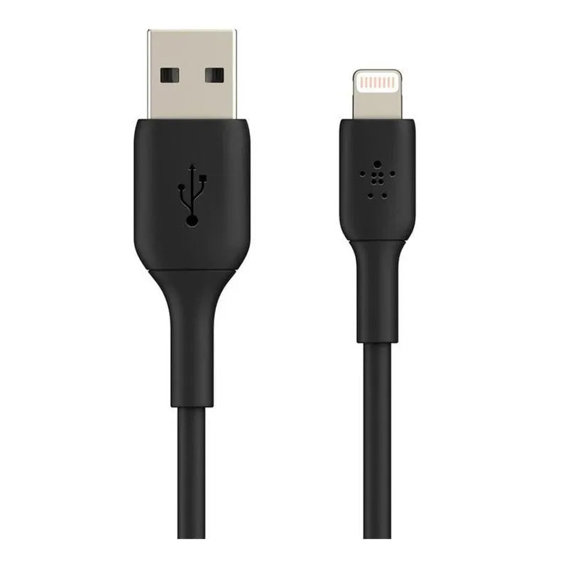 Cable Belkin BoostCharge USB-A a Lightning 1m Negro - Belkin - Titan.com.pa - 745883788644