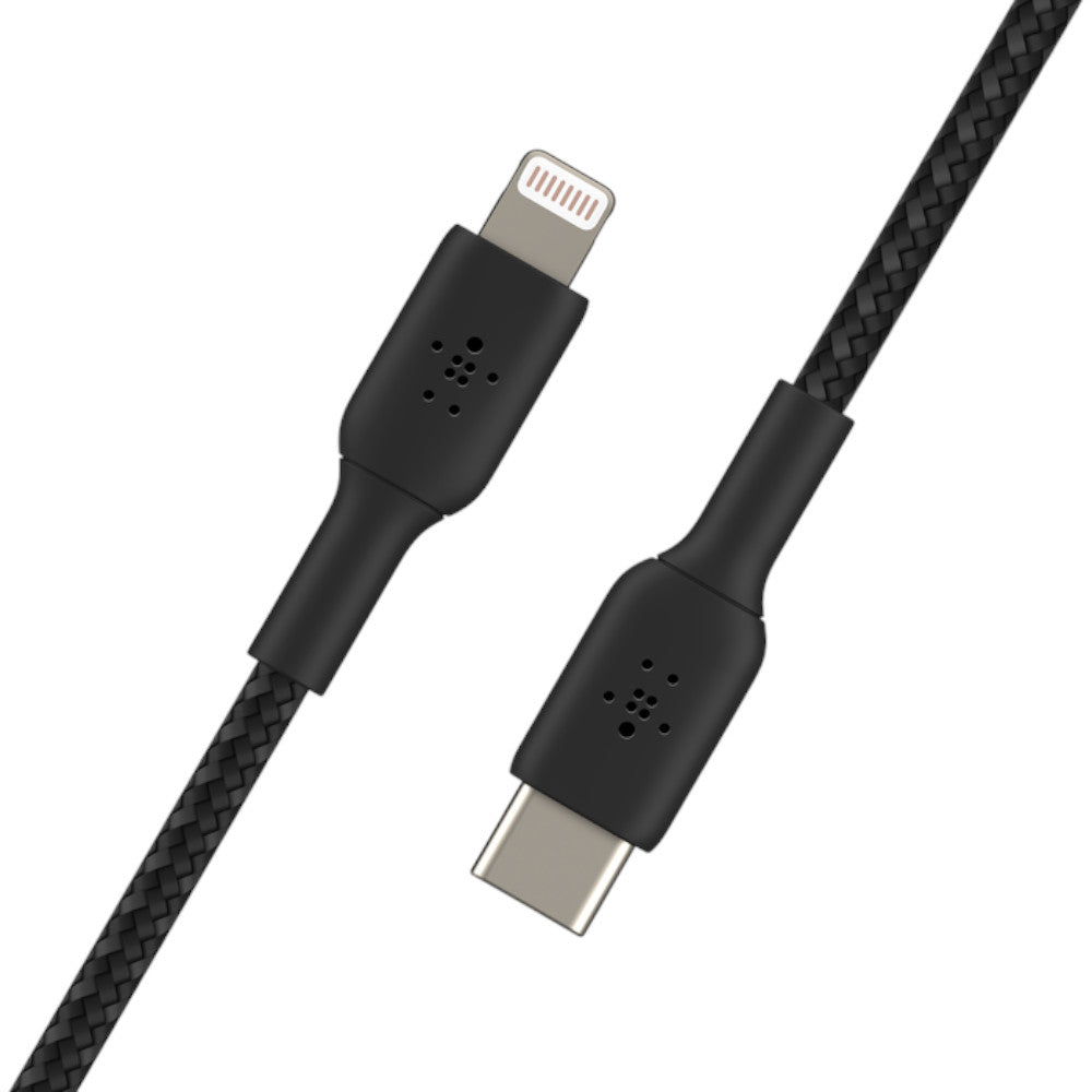Cable Trenzado Usb - C Belkin Lightning BoostCharge / 1M / Negro - Belkin - Titan.com.pa - 745883788798