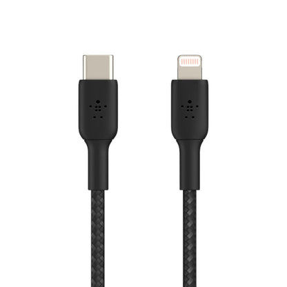 Cable Trenzado Usb - C Belkin Lightning BoostCharge / 1M / Negro - Belkin - Titan.com.pa - 745883788798