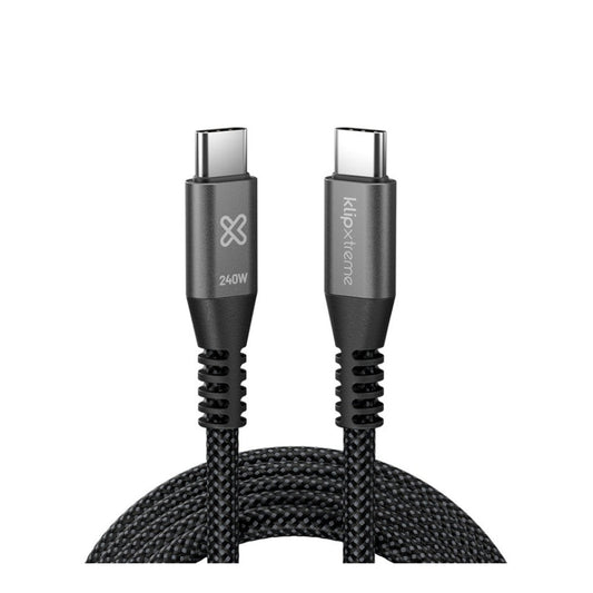 Cable USB-C Klip Xtreme Trenzado 240W 480 Mbps 6 Pies - KLIP XTREME - 11184998