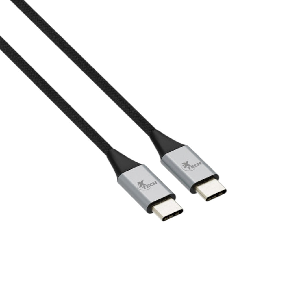 Cable USB-C® 3,65 m con carga rápida 60W y transferencia 480 Mbps. Duradero, flexible y con revestimiento de nailon trenzado. En Titán Panamá.