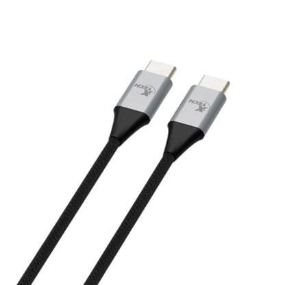 Cable USB-C® 3,65 m con carga rápida 60W y transferencia 480 Mbps. Duradero, flexible y con revestimiento de nailon trenzado. En Titán Panamá.