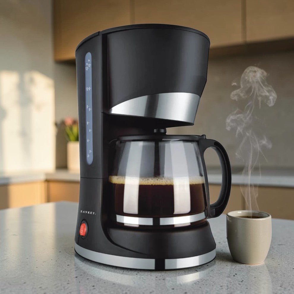 Cafetera Eléctrica Sankey 12 Tazas / 1.2L / 800W - Sankey - Titan.com.pa - 7453013528482