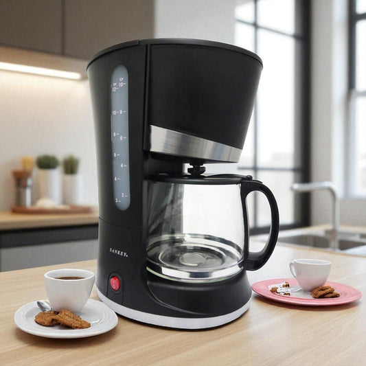 Cafetera Eléctrica Sankey / 12 tazas / 800W / 1.2 Litros - Sankey - Titan.com.pa - 7453013526297