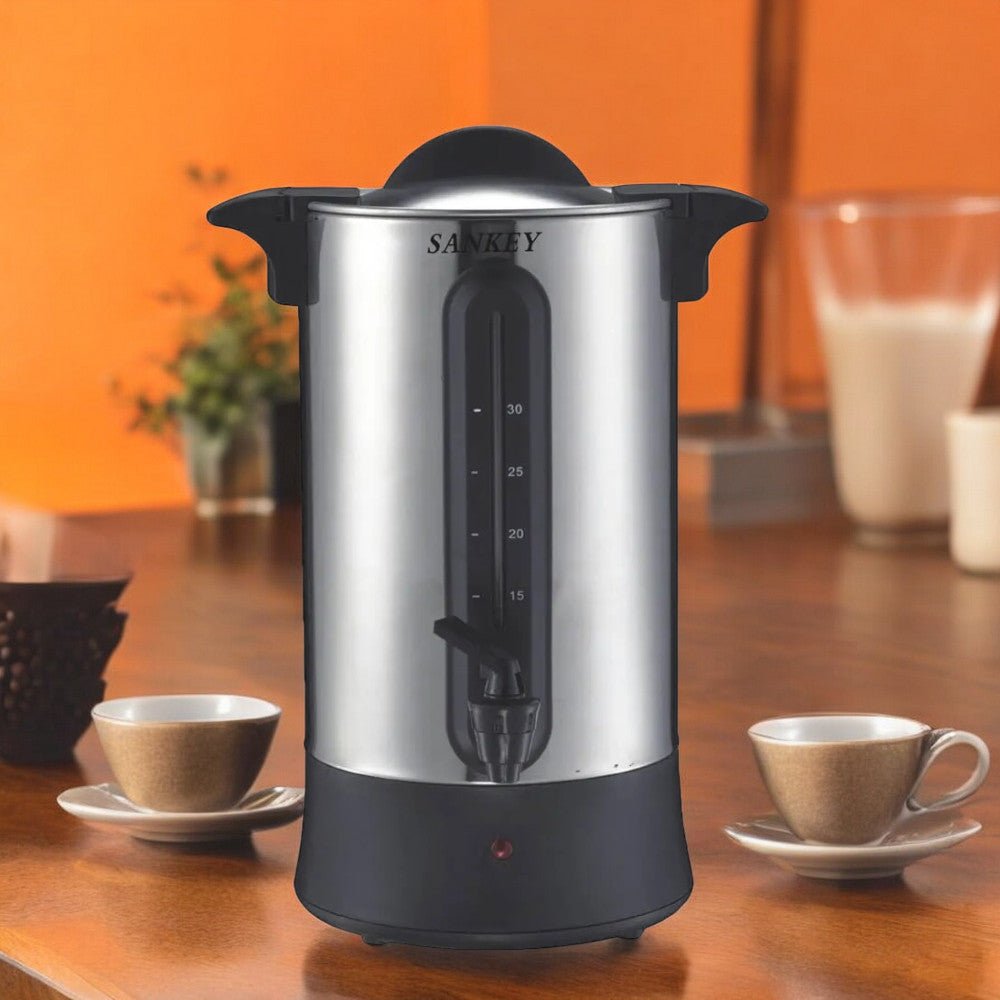 Cafetera Eléctrica Sankey 30 Tazas Acero Inoxidable - 13 - Sankey - Titan.com.pa - 7453013527058