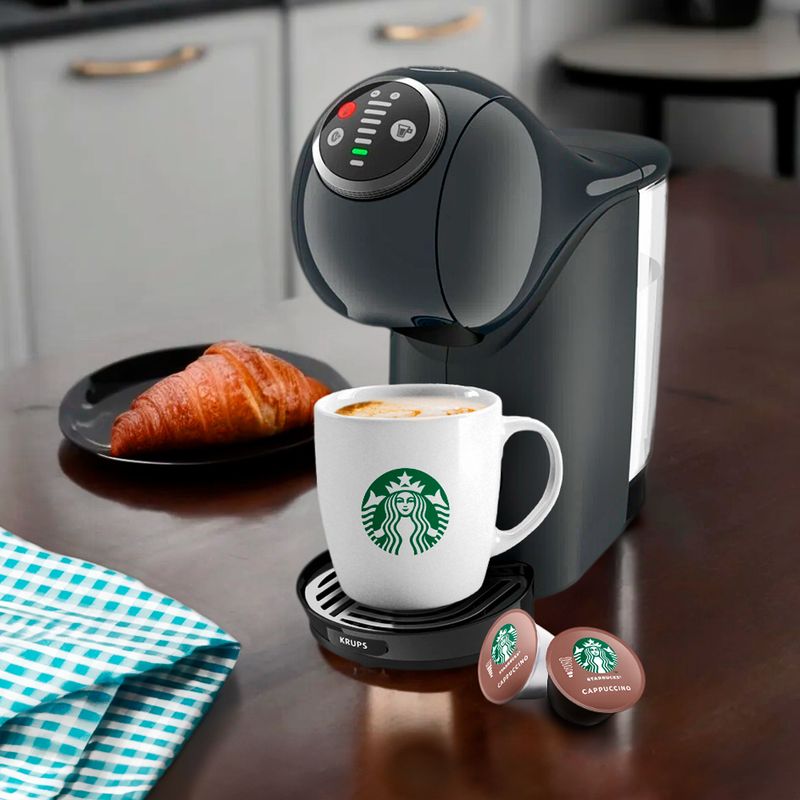 Cafetera Nescafe Genio S Plus - Negra + 8 Caja de Cápsulas Starbucks Gratis - Nescafe - Titan.com.pa - 8445290353177