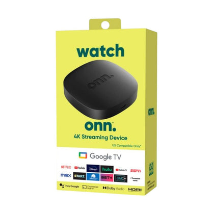 Caja de Transmisión Onn / Google TV / 4K - Onn - Titan.com.pa - 681131422284