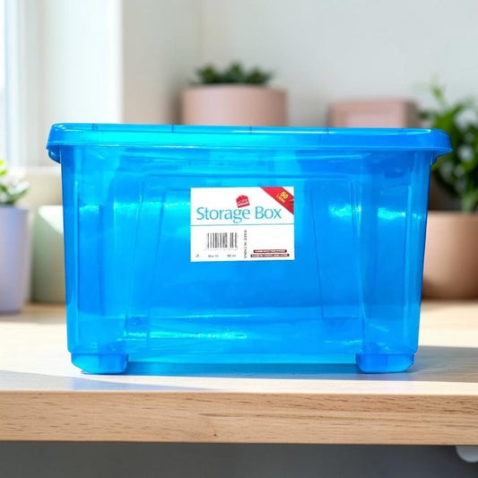 Caja Home Elegance de Plástico Con Tapa 50 L - Surtido