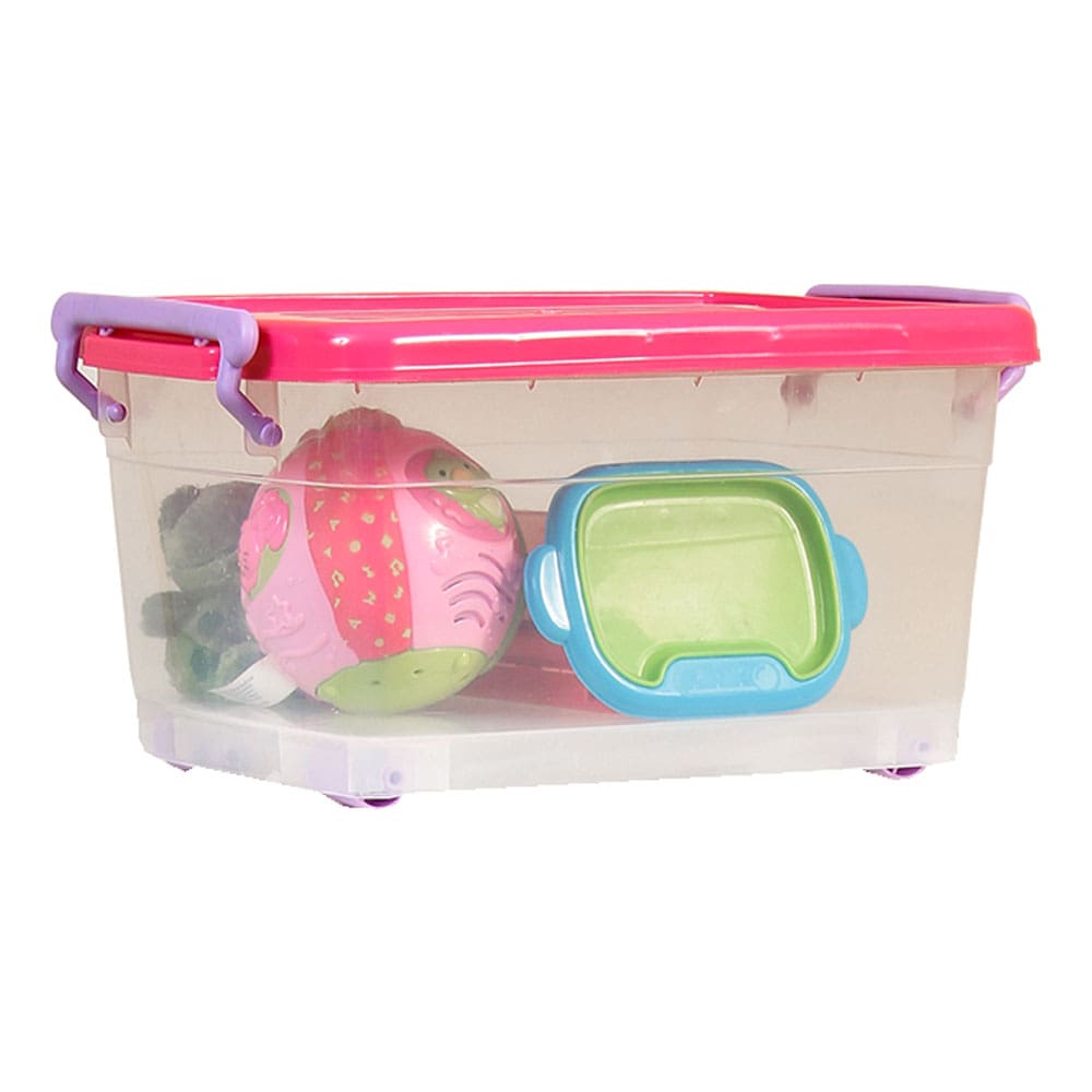 Caja Multiuso Plapasa Con Tapa Plastico 33 cm x 46 cm x 34 cm