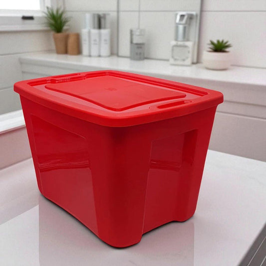 Caja Multiuso Plástica Polinplast de 18 Galones Rojo - Polinplast - Titan.com.pa - 2100000974832