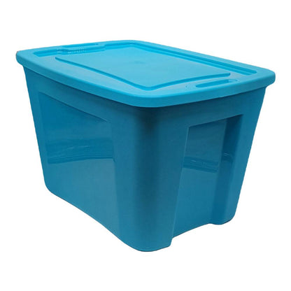 Caja Multiuso Plástica Polinplast de 18 Galones Turquesa