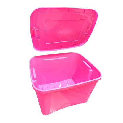 Caja Multiuso Polinplast de Plástico / 10 Galones / Rosado - Polinplast - Titan.com.pa - 2100000405022