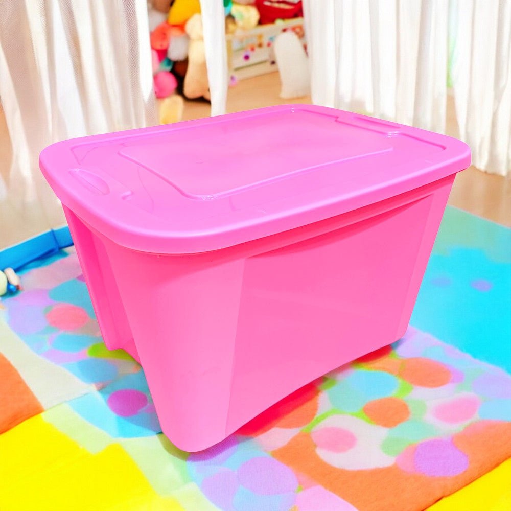 Caja Multiuso Polinplast de Plástico / 10 Galones / Rosado - Polinplast - Titan.com.pa - 2100000405022