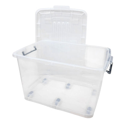 Caja Plástica Home Elegance de 75 Litros / Trasparente / Multiuso - Home Elegance - Titan.com.pa - 6290000135305