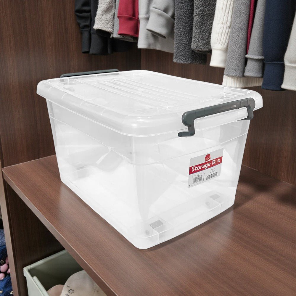 Caja Plástica Multiuso 35 Litros / Transparente / Home Elegance - Home Elegance - Titan.com.pa - 2100001598051