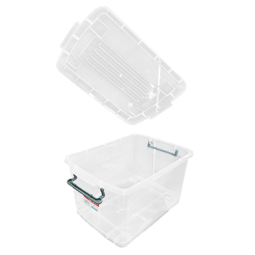 Caja Plástica Multiuso 55 Litros / Transparente / Home Elegance - Home Elegance - Titan.com.pa - 2100001502478