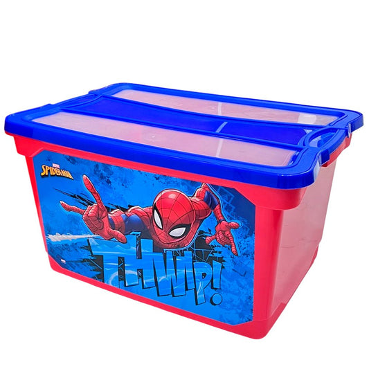 Caja Plástica Multiuso Spider-Man Disney - 65 Litros - Disney - Titan.com.pa - 7703036164700