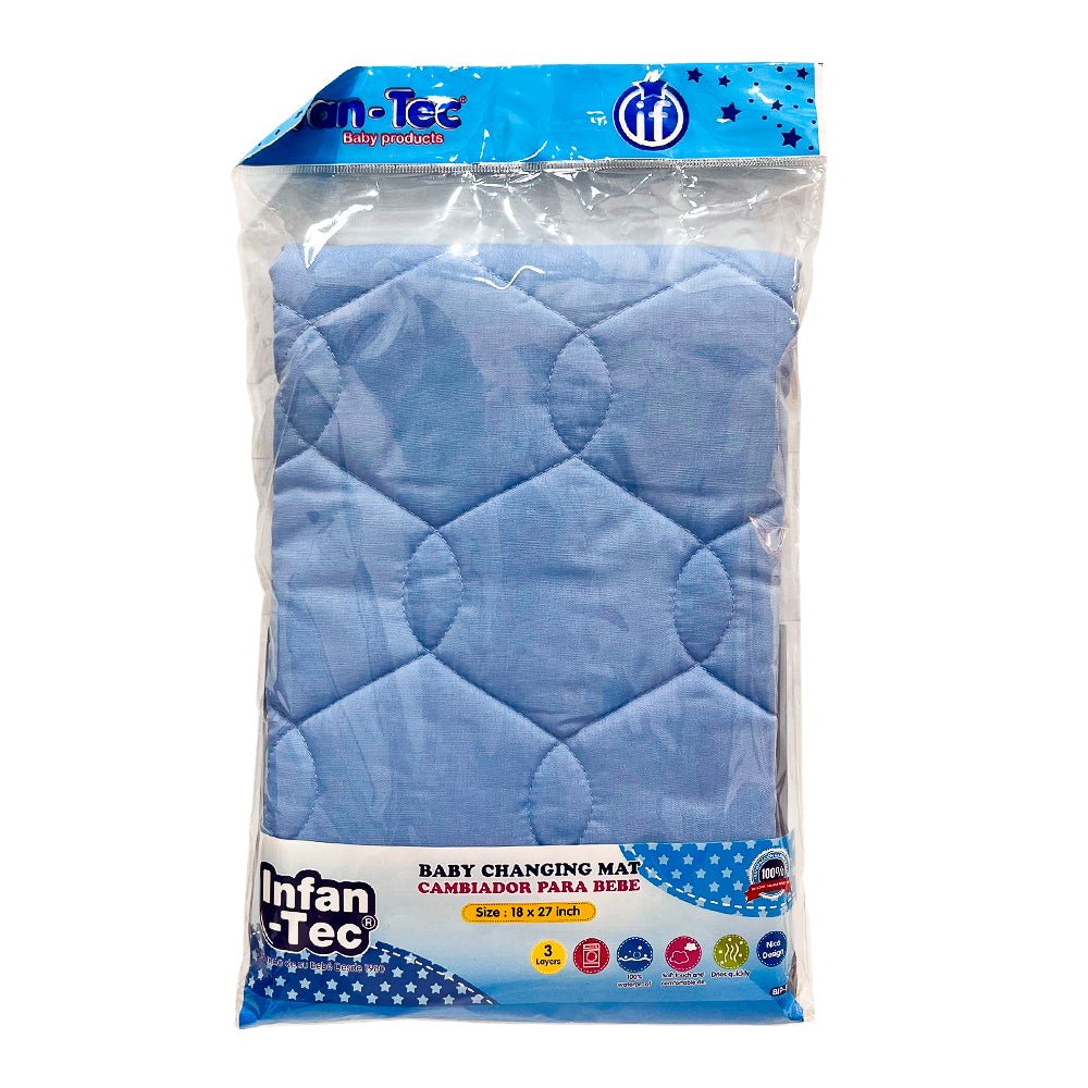 Cambiador Impermeable Para Bebé Infan-Tec / 45 cm x 68 cm / Surtido - Infan-Tec - Titan.com.pa - 7453095647194