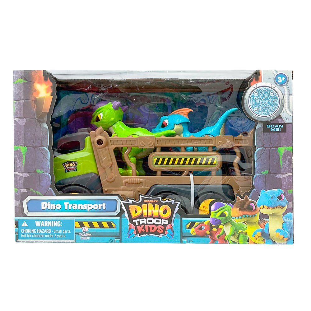 Camión Transportador con 2 Dinosaurios / Dino Kids - Dino Troop Kids - Titan.com.pa - 2100000561650