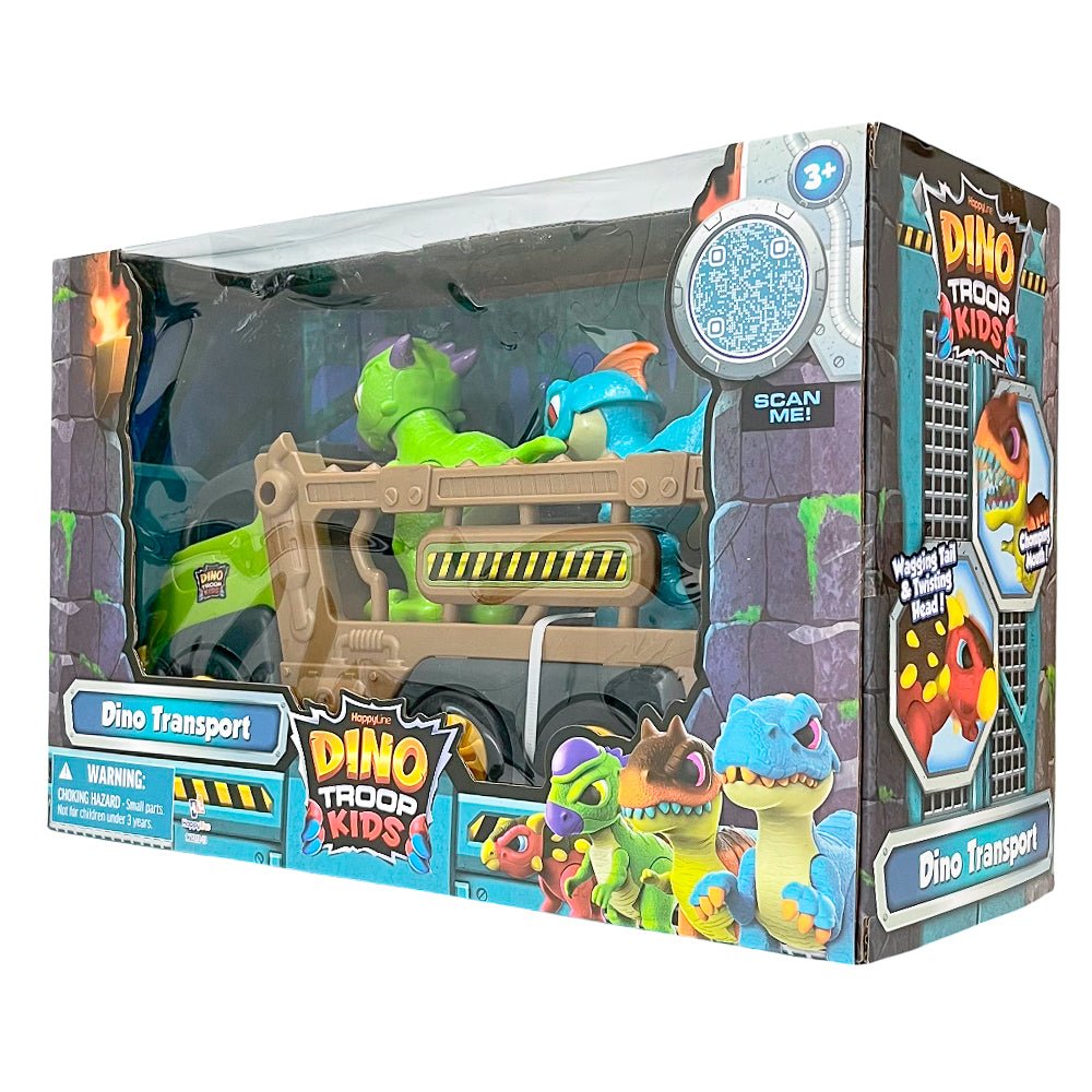 Camión Transportador con 2 Dinosaurios / Dino Kids - Dino Troop Kids - Titan.com.pa - 2100000561650