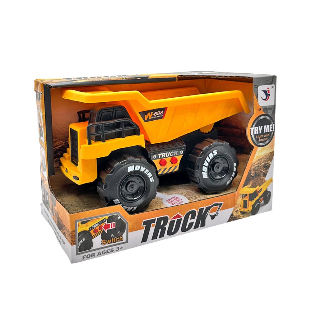 Camión Volquete 9 Cm C/Luces Y Sonido - Jinheng - Titan.com.pa - 2100000693207