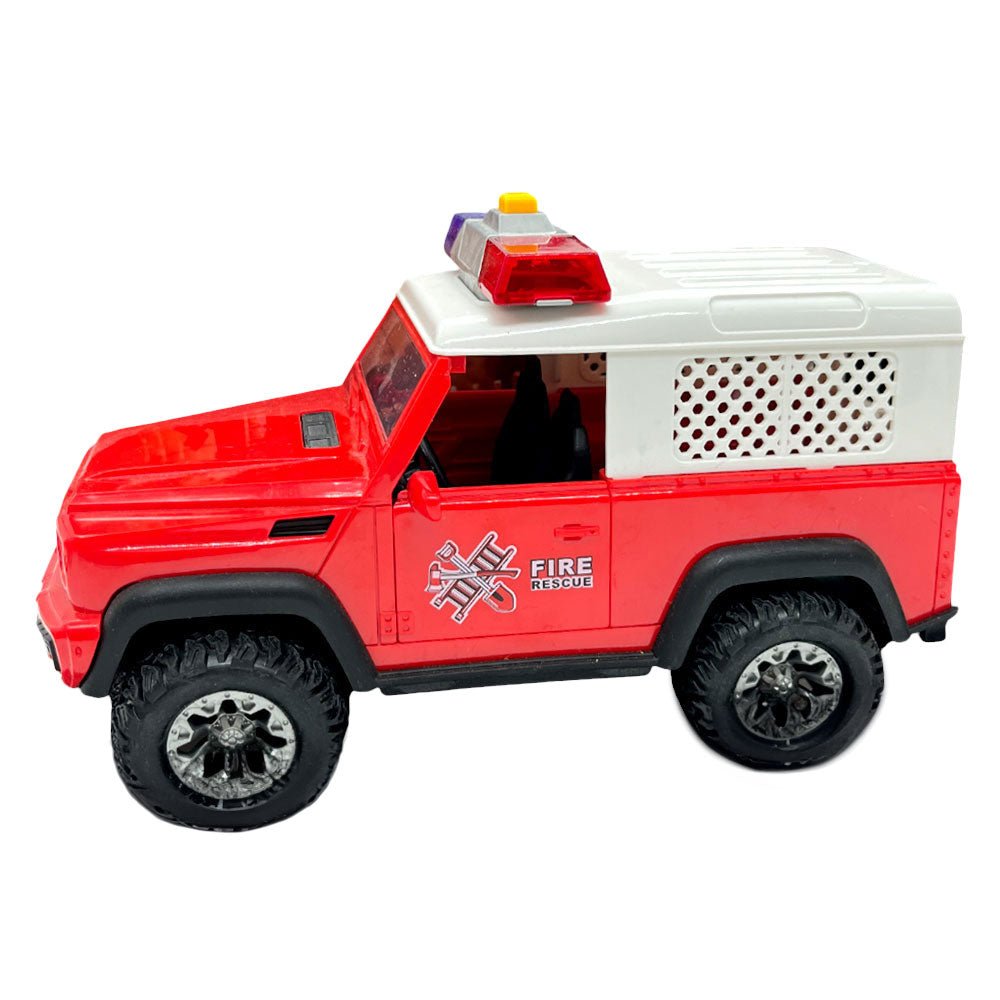 Camioneta De Bombero 1:16 C/Luz Y Sonido - Jinjia - Titan.com.pa - 2100000741434