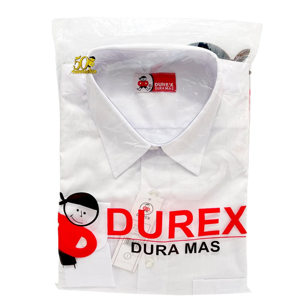 Camisa Blanca Escolar Durex / Manga Larga / Talla 10 - Durex - Titan.com.pa - 7453000646687