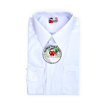 Camisa Escolar Blanca Durex Manga Larga - Talla 16