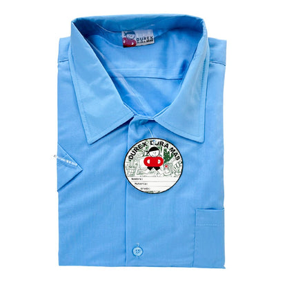 Camisa Celeste Escolar Durex / Manga Corta / Talla 16 - Durex - Titan.com.pa - 7453000646779