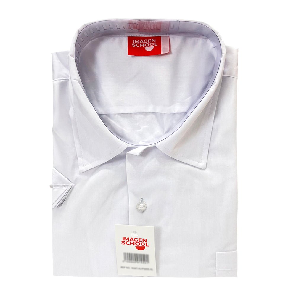 Camisa Escolar Blanca Imagen School / Manga Corta / Talla M - Imagen School - Titan.com.pa - 2100000240906