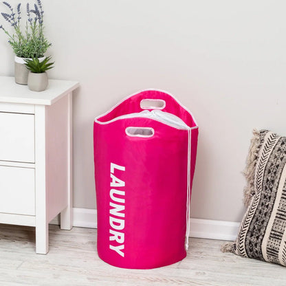 Canasta de Lavanderia Honey Can Do / Rosada / Con Asas - Honey Can Do - Titan.com.pa - 847539096476