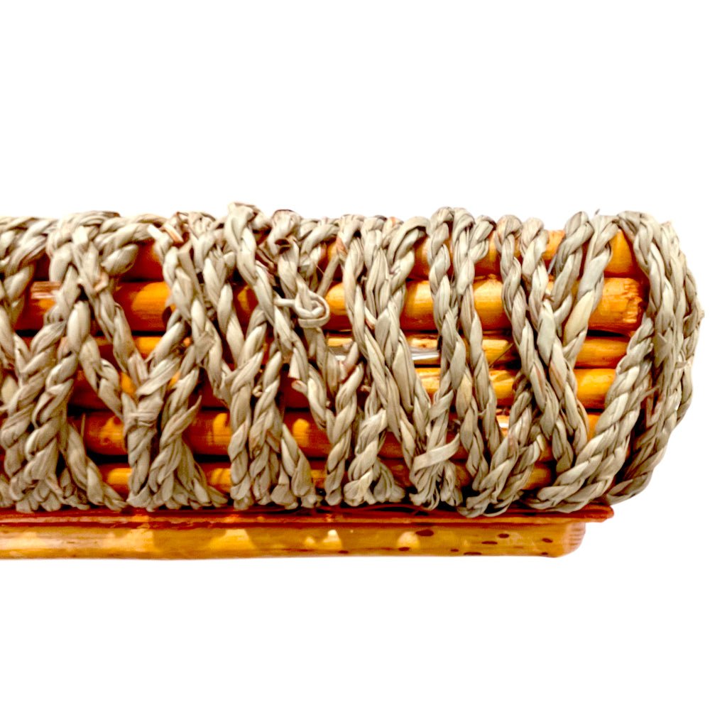 Canasta de Mimbre Home Elegance Rectangular - Chica - Home Elegance - Titan.com.pa - 2100000721658