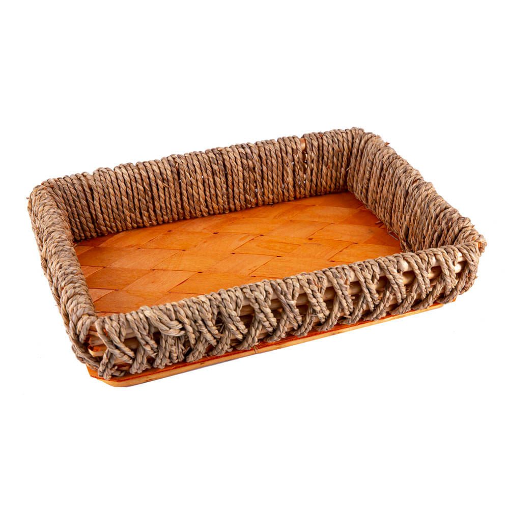 Canasta De Mimbre Home Elegance Rectangular
