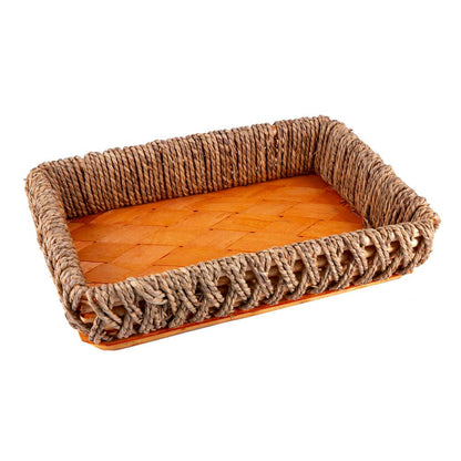 Canasta De Mimbre Home Elegance Rectangular