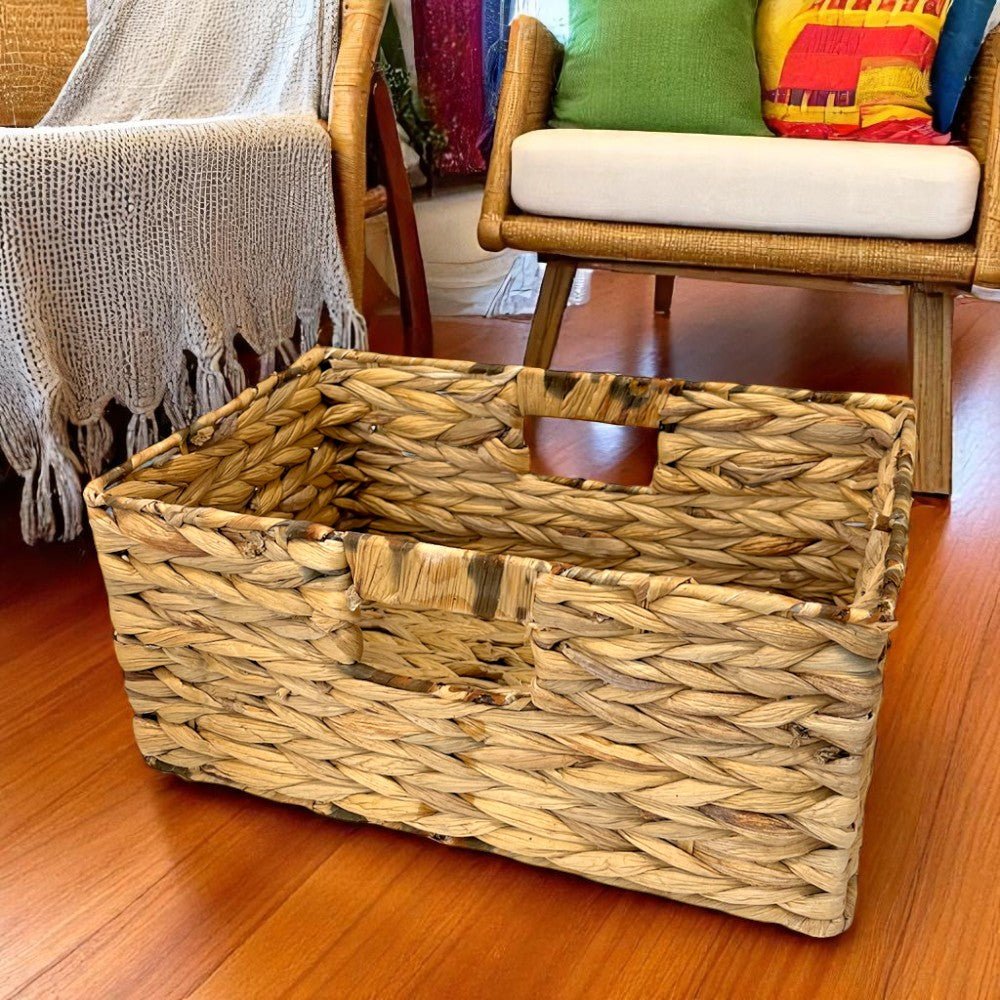 Canasta de Mimbre Kennedy Home Para Organizar – 34x22x15 cm - Kennedy Home - Titan.com.pa - 7450123038627