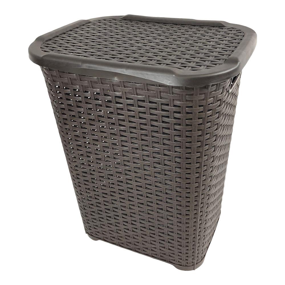 Canasta Para Ropa Con Tapa Mandella Home And Garden 21'' x 13'' x 17'' - Surtido