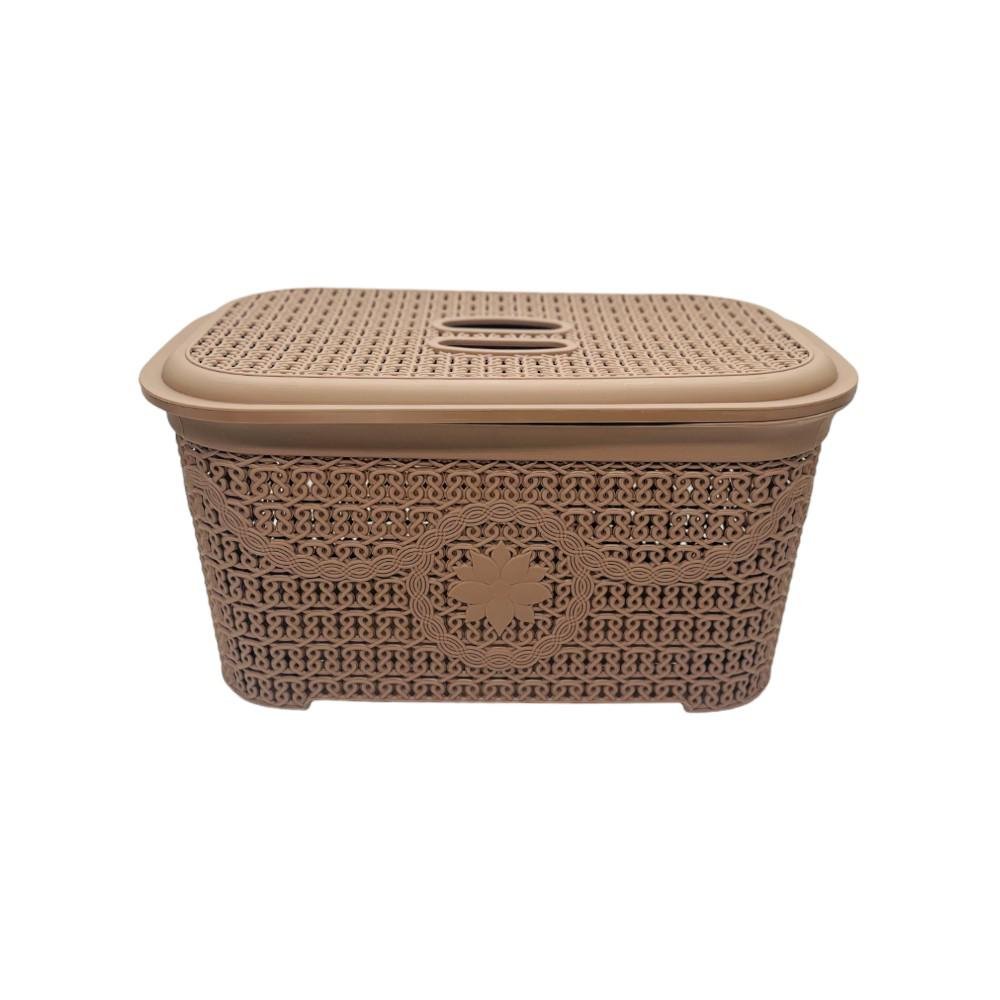 Canasta Plástica Asude Plastik 12Lt Con Tapa