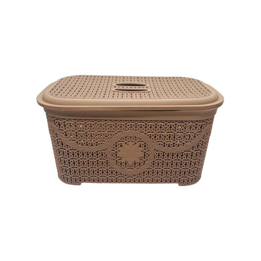 Canasta Plástica Asude Plastik 12Lt Con Tapa