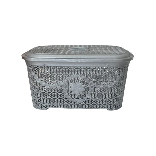 Canasta Plástica Asude Plastik 6Lt Con Tapa