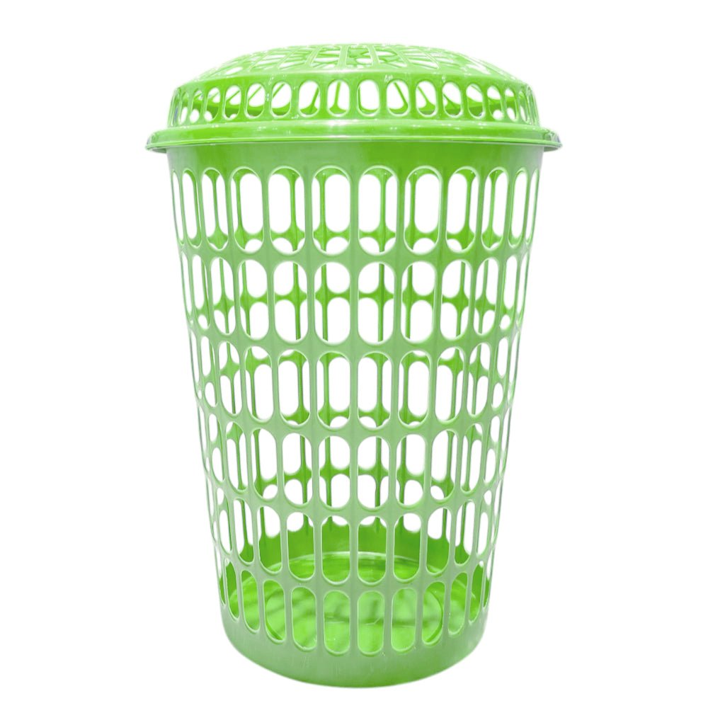 Canasta Plástica C/Tapa Tulipán Grande Surtido - Urpi Plast - Titan.com.pa - 7750497670318