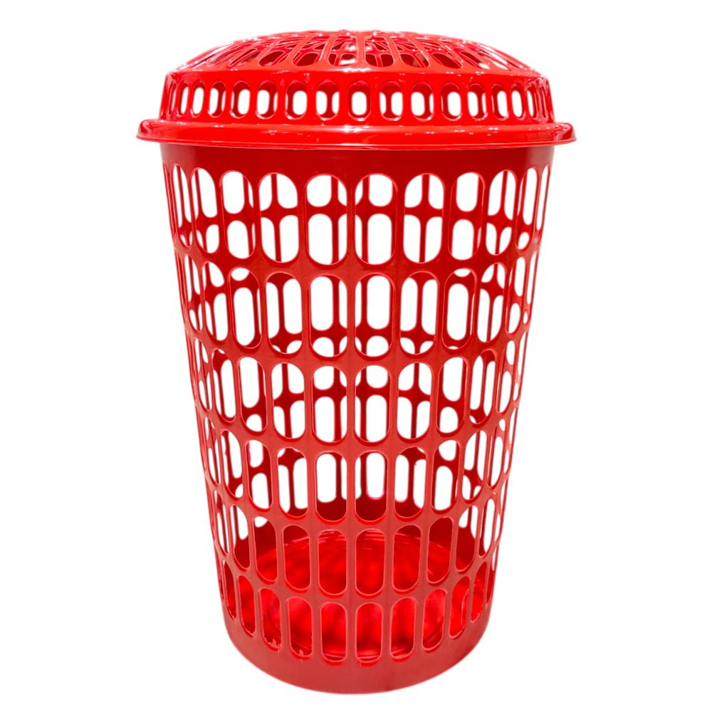 Canasta Plástica C/Tapa Tulipán Grande Surtido - Urpi Plast - Titan.com.pa - 7750497670318