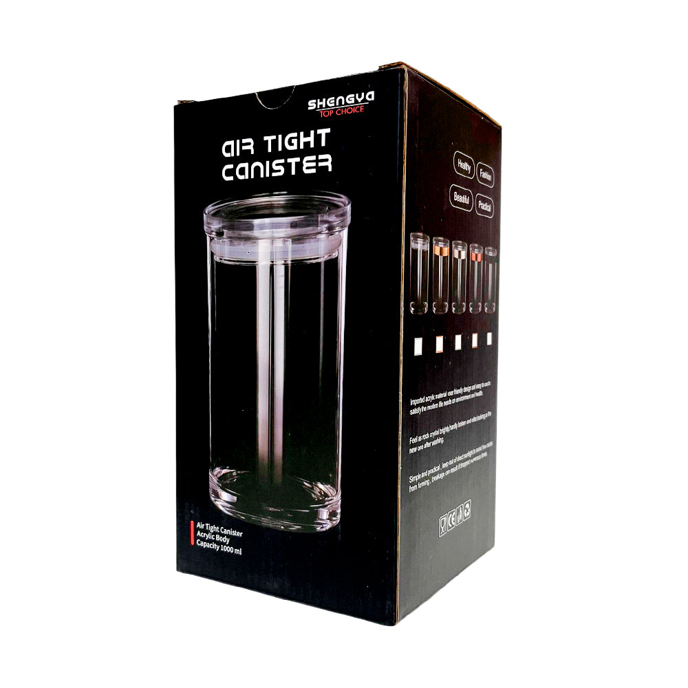 Canister acrílico transparente grande Home Elegance S18985