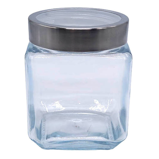 Canister de Vidrio Con Tapa Homestar 14 cm x 11 cm